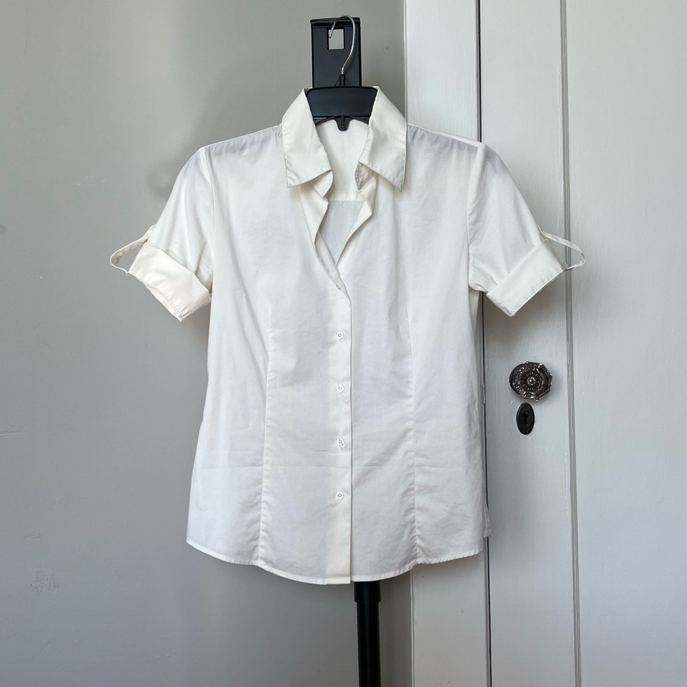 Esprit White Short Sleeve Shirt